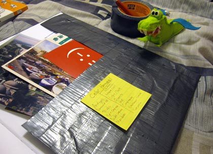 Final Duct Tape Pocket with dragon